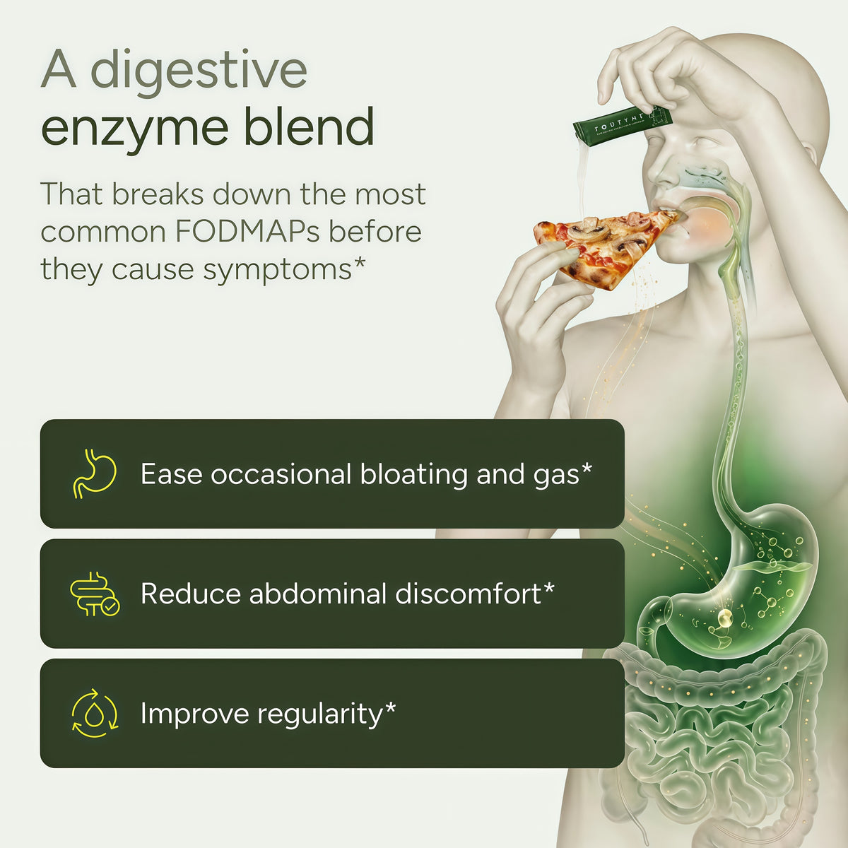 FODZYME® On-The-Go Digestive Enzymes for Gut Health